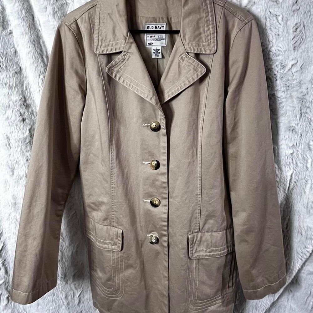 OLD NAVY Women's KHAKI TRENCH COAT w/o BELT